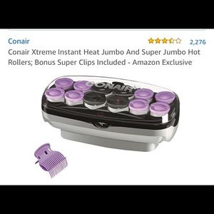 Con air jumbo hot rollers new in box